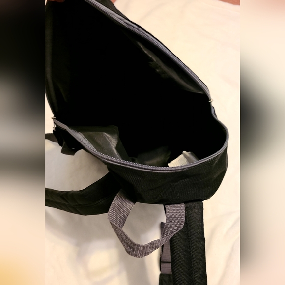 Standard medium simple black  12×16  size  backpack - Picture 7 of 8